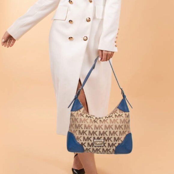 EUC - Michael Kors Black and Tan Hobo Shoulder Bag - Picture 15 of 15